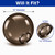 10 Inch Bronze Acrylic Round Light Globe - 4 Inch Fitter Neck