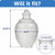 26" Clear Acorn Street Lamp Post Macho Light Globe Cover 9" Neck Lip