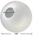 LBS Lighting 8" Frost Light Globe with 4" Base Fitter Neck