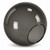 14 Inch Smoke Acrylic Round Light Globe with Neckless Opening