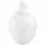 21" White Acorn Street Lamp Macho Light Globe 8" Neck Lip