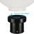 LBS Lighting Clear 12" Outdoor Plastic Light Globe Cover with Twist Lock Base