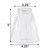 Volume GS-05 - 5" Bell-Shaped Clear Ribbed Glass for Ceiling Fans or Vanity Lights