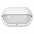 White Hood Oval Bulkhead Outdoor Wall Light - Frost Lens - Incon 33261-E26