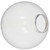 LBS Lighting Replacement Clear 10" Outdoor Polycarbonate Globe Cover 4" Lip 