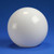 LBS Lighting 18" White Polycarbonate Lamp Post Fixture Light Globe Neckless Opening