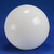 LBS Lighting 12" White Plastic Light Globe with 5.25" Neckless Opening