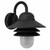 Incon Lighting Black Nautical Plastic Bent Arm Outdoor Light Fixture with Medium Base 