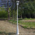 Gama Sonic Solar Lighting 6.5 FT White Decorative Post with 3in Fitter 