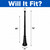 Gama Sonic DP55F0 - Black Decorative Solar Lamp Post with 3" Fitter