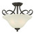 Westinghouse Lighting Westinghouse 6306500 Dunmore Two-Light Indoor Semi-Flush Ceiling Fixture 