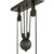 Westinghouse Lighting Westinghouse 6332500 Iron Hill Three-Light Indoor Island Pulley Pendant 