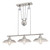 Westinghouse Lighting Westinghouse 6369900 Iron Hill Three-Light Indoor Island Pulley Pendant 