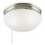 Westinghouse Lighting Westinghouse 6721000 Two-Light Indoor Flush-Mount Ceiling Fixture with Pull Chain 