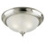 Westinghouse Lighting Westinghouse 6430600 Three-Light Indoor Flush-Mount Ceiling Fixture 