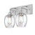 Westinghouse Lighting Westinghouse 6574100 Eldon Two-Light Indoor Wall Fixture 