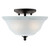 Westinghouse Lighting Westinghouse 6622300 Wensley Two-Light Semi-Flush Ceiling Fixture 