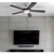 Westinghouse Lighting Westinghouse 7305400 Comet 52-inch Indoor Ceiling Fan with Dimmable LED Light Fixture 