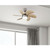 Westinghouse Lighting Westinghouse 7224000 Turbo Swirl 30-Inch Indoor Ceiling Fan with Dimmable LED Light Fixture 