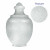 26" Clear Acorn Street Lamp Post Macho Light Globe Cover 8" Neck Lip
