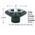  Wave Lighting 1724 Post Top Fitter 