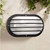  Wave Lighting S76WF-BK Black Oval Wall Light 