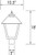  Wave Lighting 112LR Post Top Light 