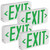  TCP 227454PK Emergency LED Green Exit Sign 4 Pack 