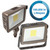 LBS Lighting Heavy-Duty LED Outdoor Security Flood Light with Photocell 