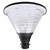LBS Lighting Large Outdoor Cone LED Post Top Lantern 