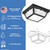  Wave Lighting 157FM Plastic Square Ceiling Mount Light