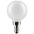 4.5G16.5/LED/WH/927/120V/E12/2 Satco S21812 - G16.5 White Globe Bulb - 2700K - 2 Pack