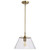 Satco 60-7413 Elegance Vintage Brass Indoor Pendant Light