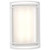 Satco 62-1393 Stylish White Outdoor Wall Mount Ceiling Light