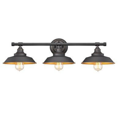 Westinghouse 6344900 Iron Hill Three-Light Indoor Wall Fixture