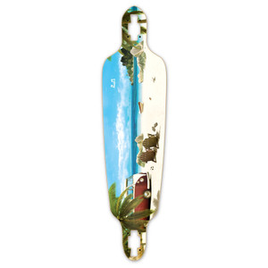 Yocaher Drop Through Longboard Deck - Getaway Yocaher Drop Through Longboard Deck - Getaway