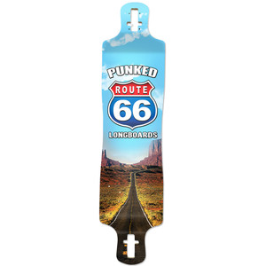 Yocaher Lowrider Longboard Deck - Route 66 Series - The Run Yocaher Lowrider Longboard Deck - Route 66 Series - The Run