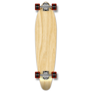 Yocaher Kicktail Longboard Complete - Natural Yocaher Kicktail Longboard Complete - Natural