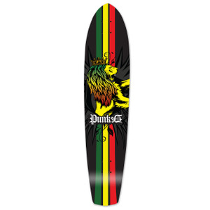 Yocaher Slimkick Longboard Deck - Rasta Yocaher Slimkick Longboard Deck - Rasta