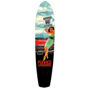 Yocaher Slimkick Longboard Deck - Route 66 Series - RTE-66 Yocaher Slimkick Longboard Deck - Route 66 Series - RTE-66