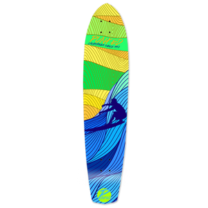 Yocaher Slimkick Longboard Deck - Surf's up Yocaher Slimkick Longboard Deck - Surf's up