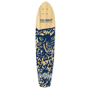Yocaher Slimkick Longboard Deck - Spirit Animal OWL Yocaher Slimkick Longboard Deck - Spirit Animal OWL