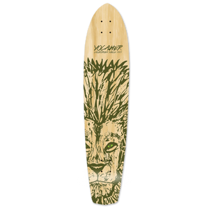 Yocaher Slimkick Longboard Deck - Spirit Animal LION Yocaher Slimkick Longboard Deck - Spirit Animal LION