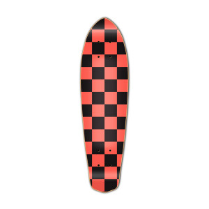 Yocaher Micro Cruiser Deck - Checker Orange Yocaher Micro Cruiser Deck - Checker Orange