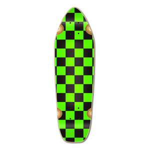 Yocaher Mini Cruiser Deck - Checker Green Yocaher Mini Cruiser Deck - Checker Green