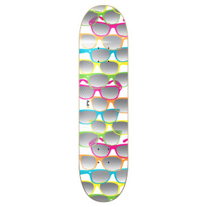 Graphic Shades White Skateboard Deck Graphic Shades White Skateboard Deck