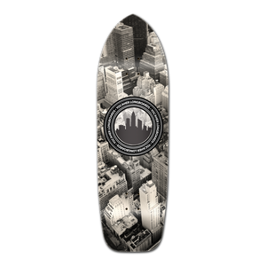 Yocaher Old School Longboard Deck - New York Yocaher Old School Longboard Deck - New York