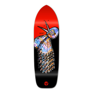 Yocaher Old School Longboard Deck - The Bird Series Red Yocaher Old School Longboard Deck - The Bird Series Red