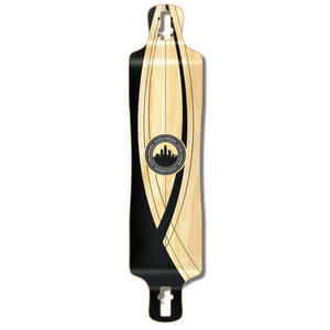 Yocaher Lowrider Longboard Deck - Crest Onyx Yocaher Lowrider Longboard Deck - Crest Onyx