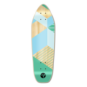 Yocaher Mini Cruiser Deck - Geometric Series - Green Yocaher Mini Cruiser Deck - Geometric Series - Green